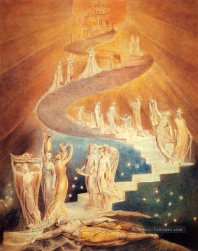 Jacobs Échelle romantisme Âge romantique William Blake Peinture à l'huile